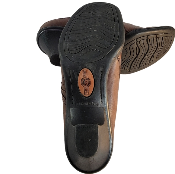 Earth Spirit Claasic Emma Leather Upper Brown Clog Women's Size 8 - Picture 9 of 16